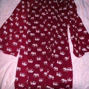 Elephant Print Dress